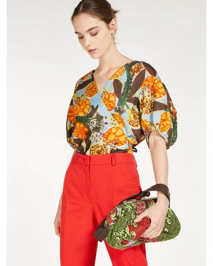 Agenta Wrap Blouse