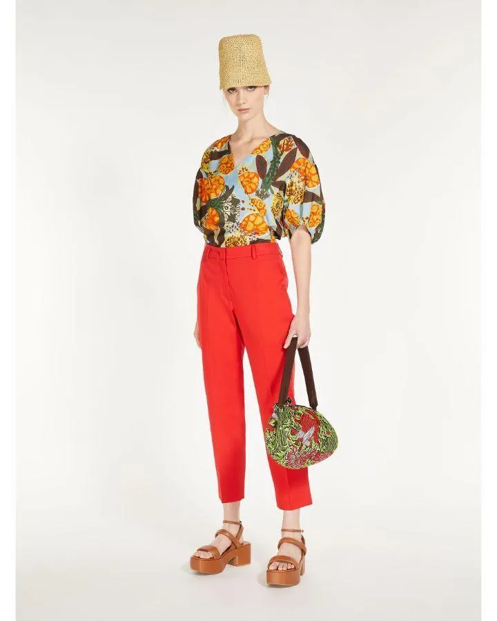 Agenta Wrap Blouse