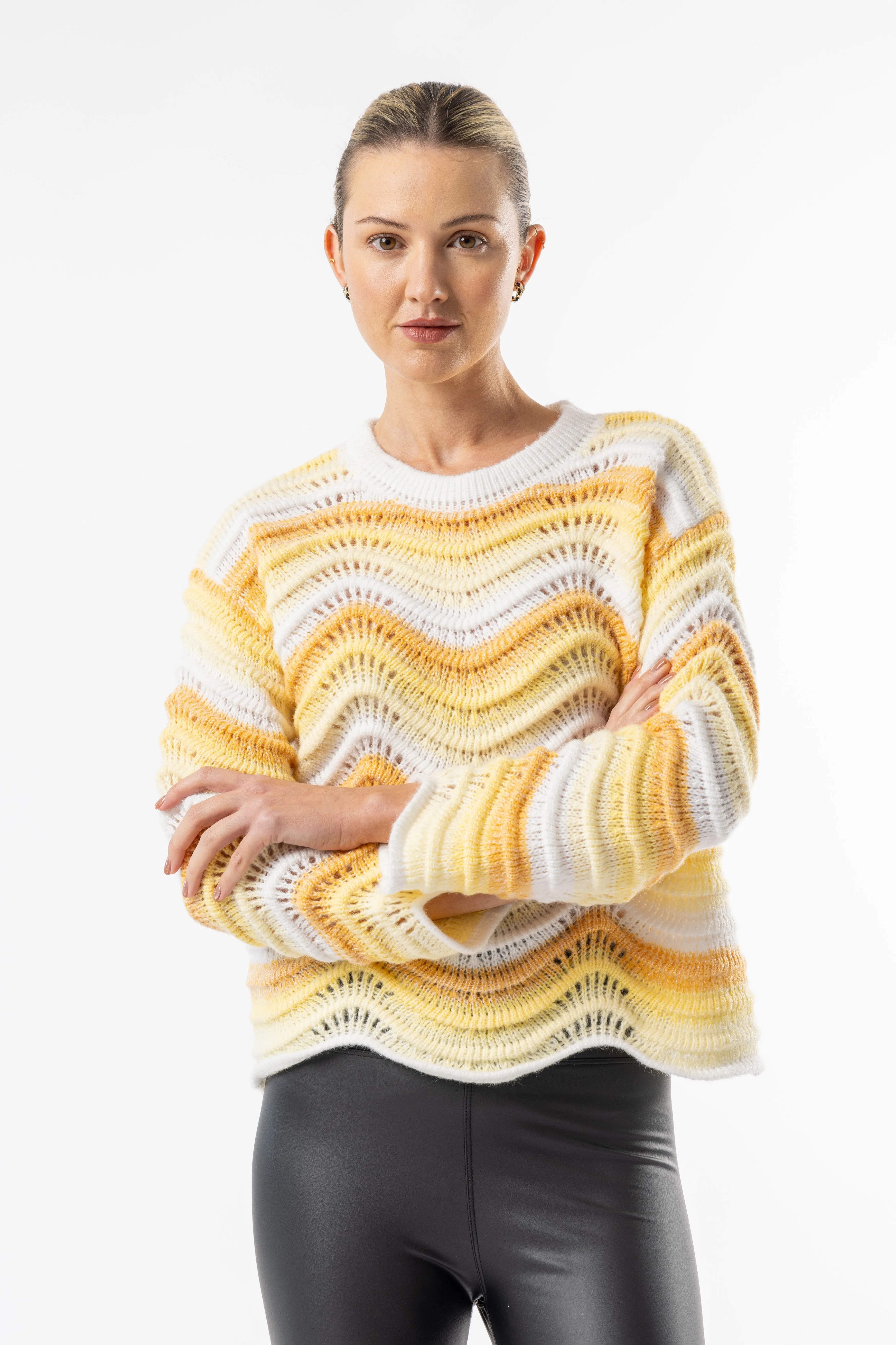 Angeleye - Orion Pullover Sweater in Yellow