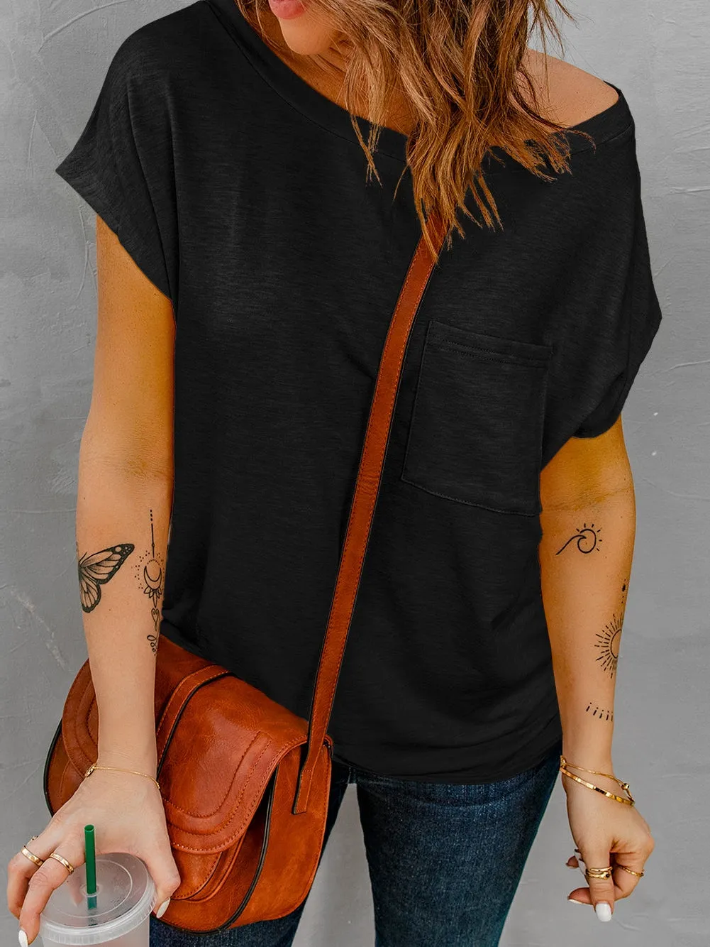 Basic One Shoulder Top