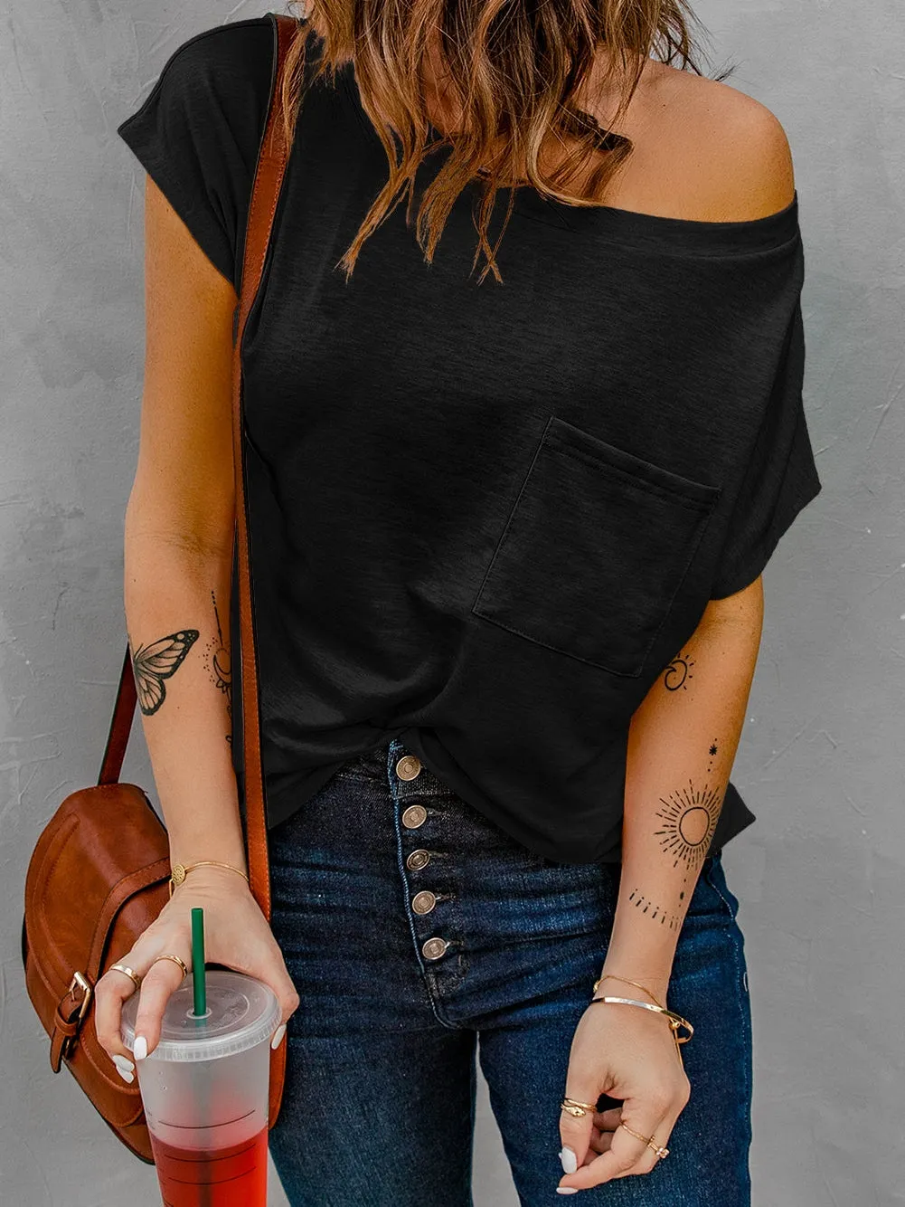 Basic One Shoulder Top