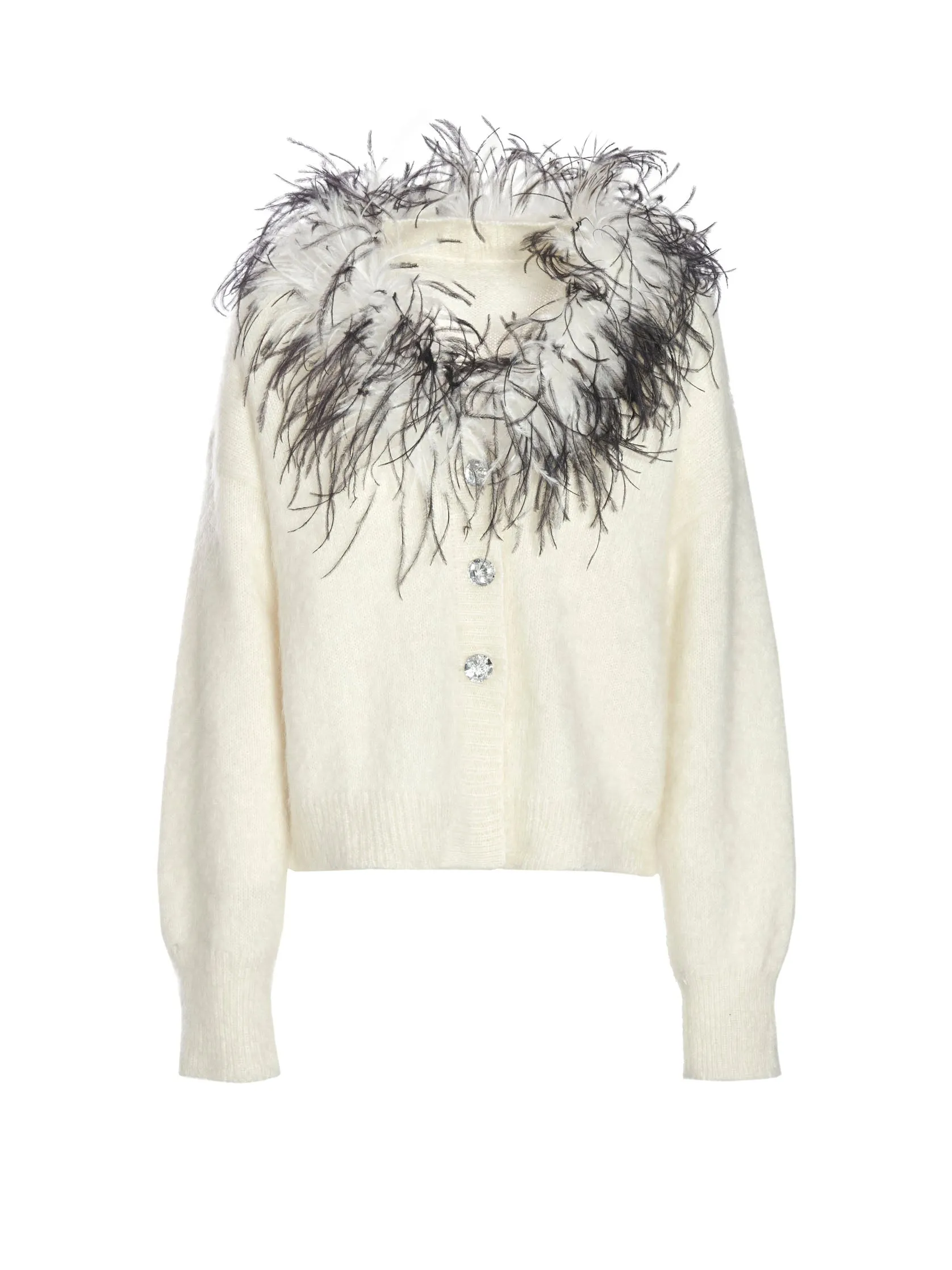 Cosmofeathers Cream Cardigan