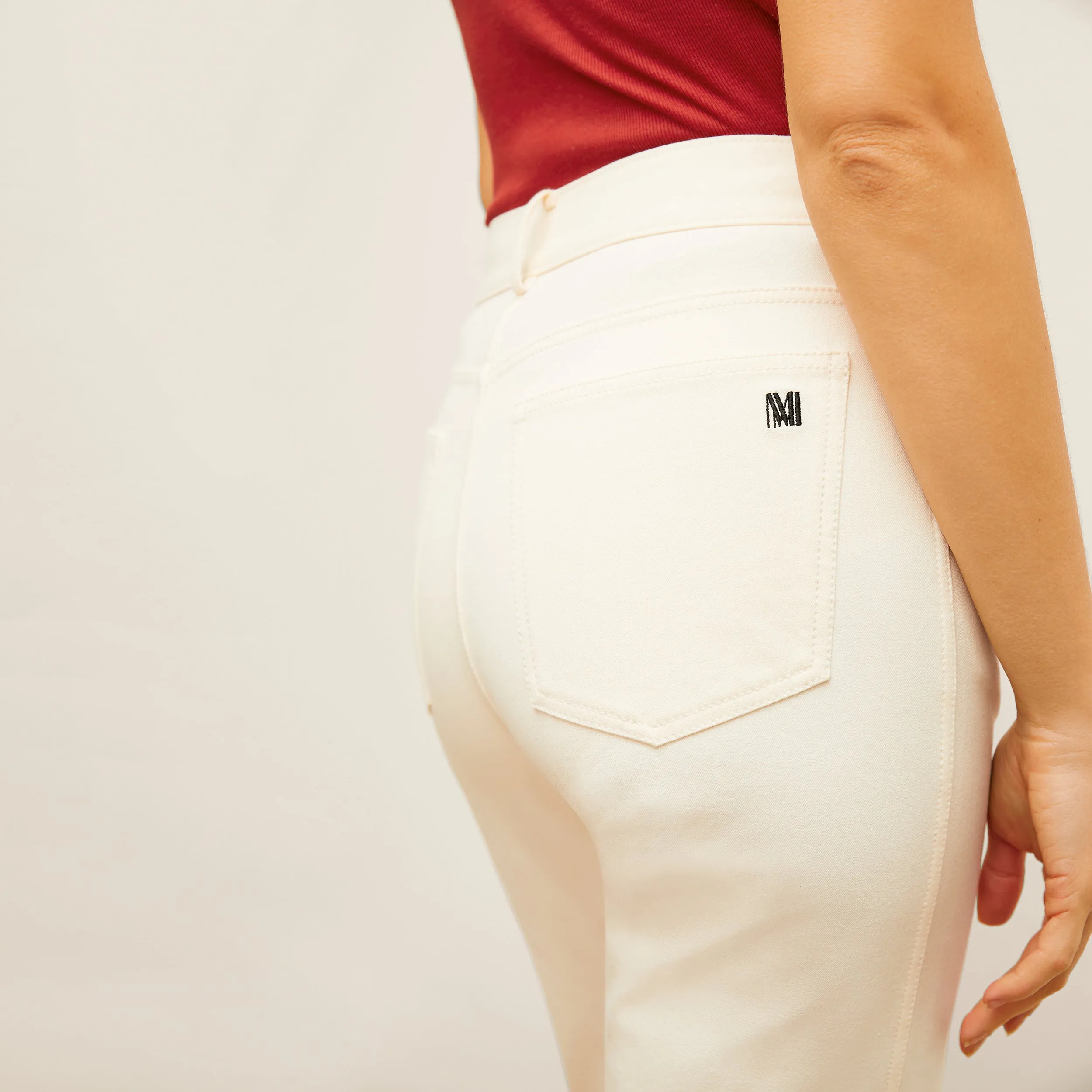 Daria '90s Jean - Eco Better Than Denim :: Bright Ivory