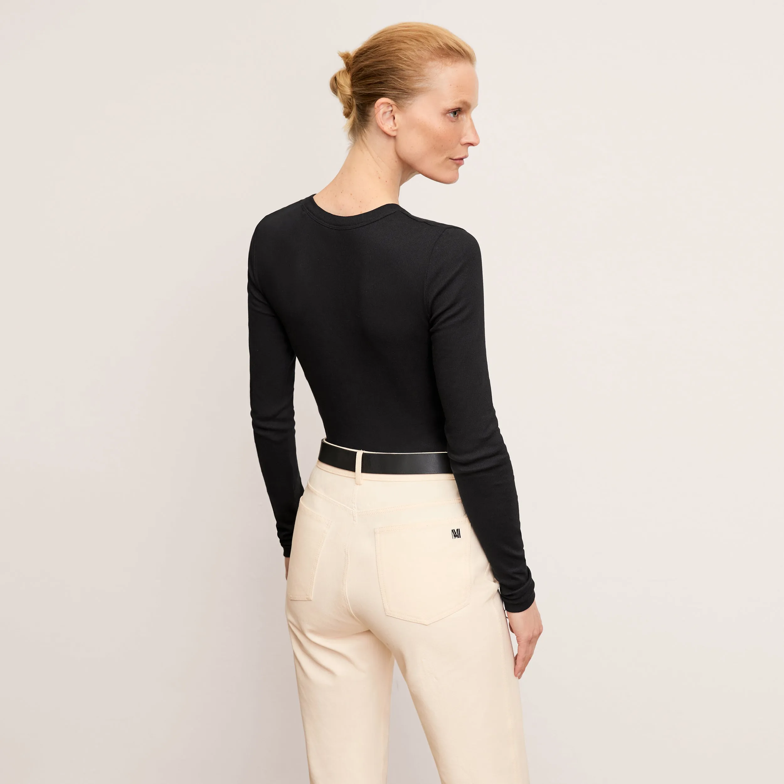 Daria '90s Jean - Eco Better Than Denim :: Bright Ivory