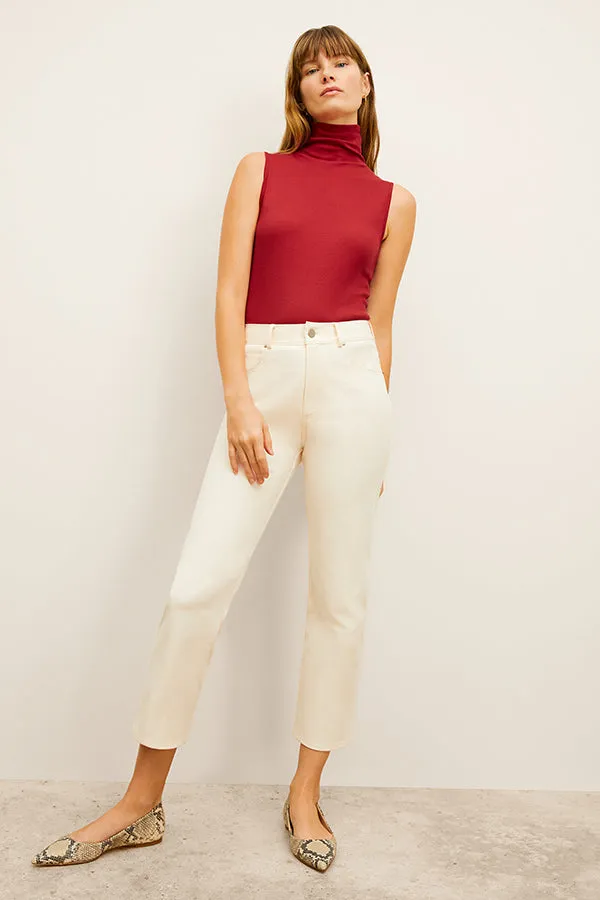 Daria '90s Jean - Eco Better Than Denim :: Bright Ivory
