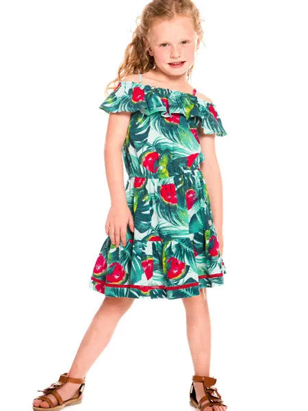 Deux Par Deux Watermelon Printed Dress Sizes 4, 5, 6