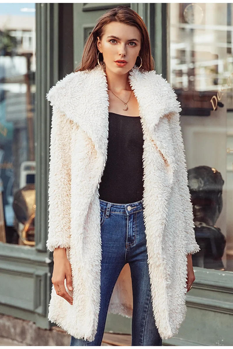Double Breasted Fur Coat
