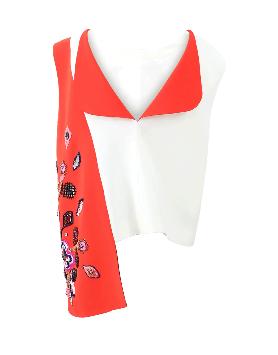 Embellished Side Top