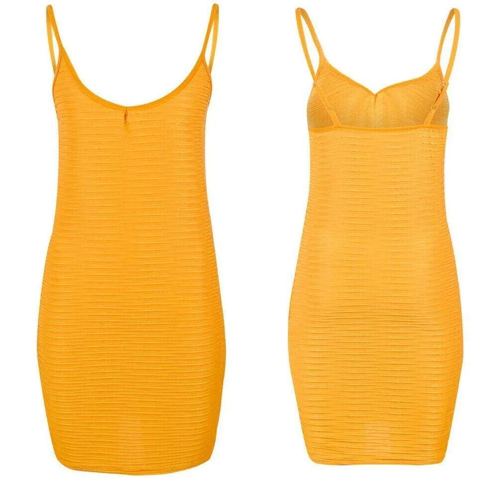 FashionSierra - New Women Sleeveless Bodycon Sundress Ladies Summer Holiday Solid Casual Package Hip Mini Short Dress
