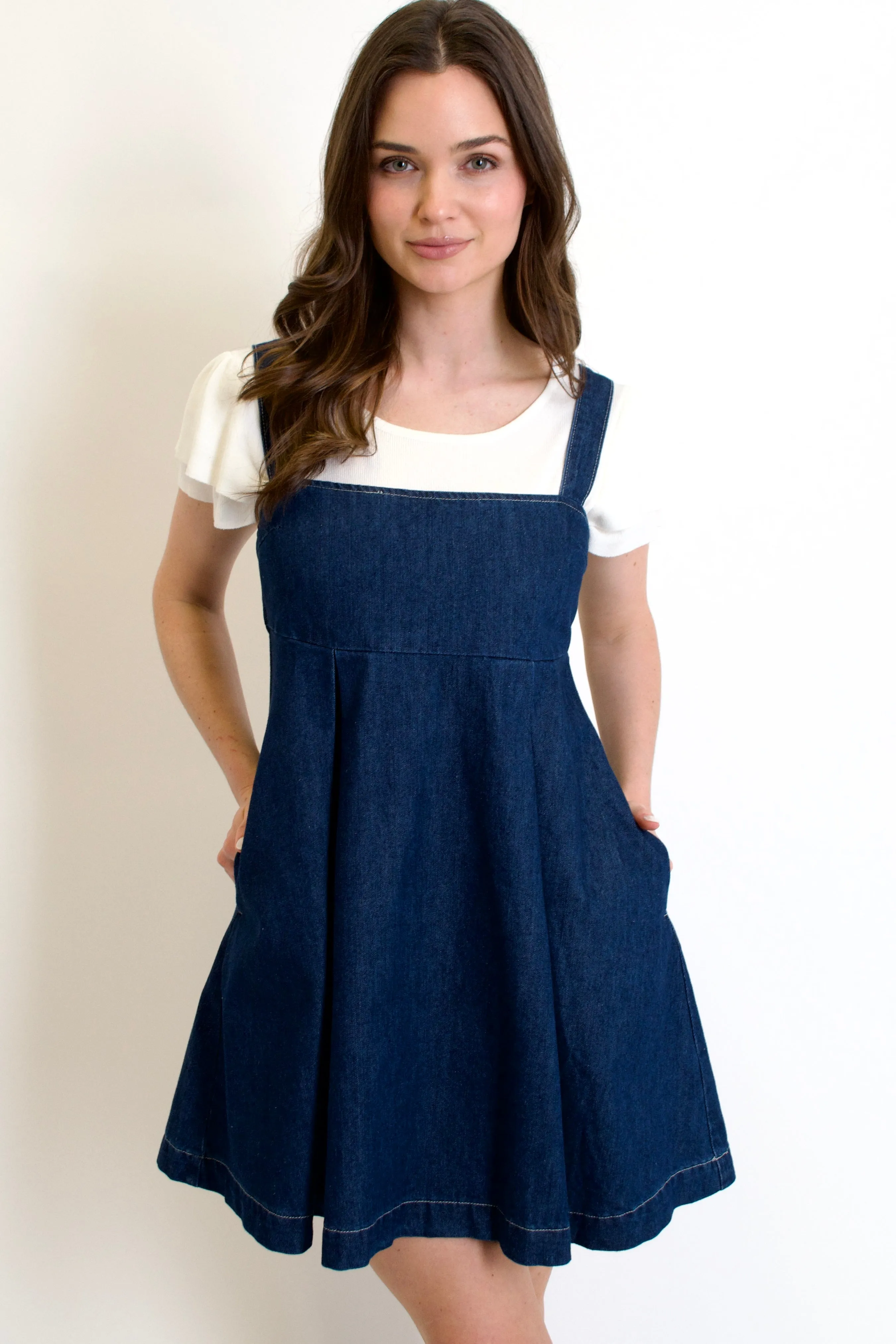 Hannah Denim Mini Dress