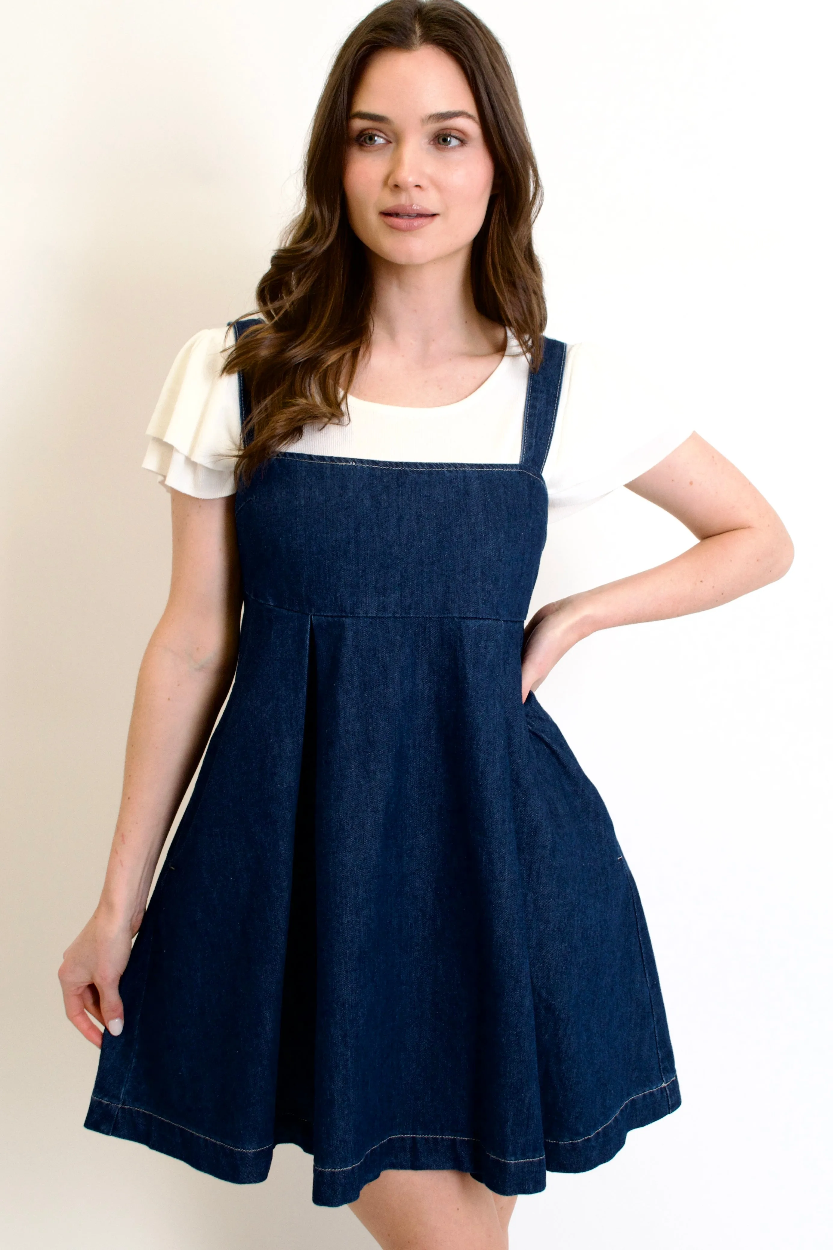 Hannah Denim Mini Dress