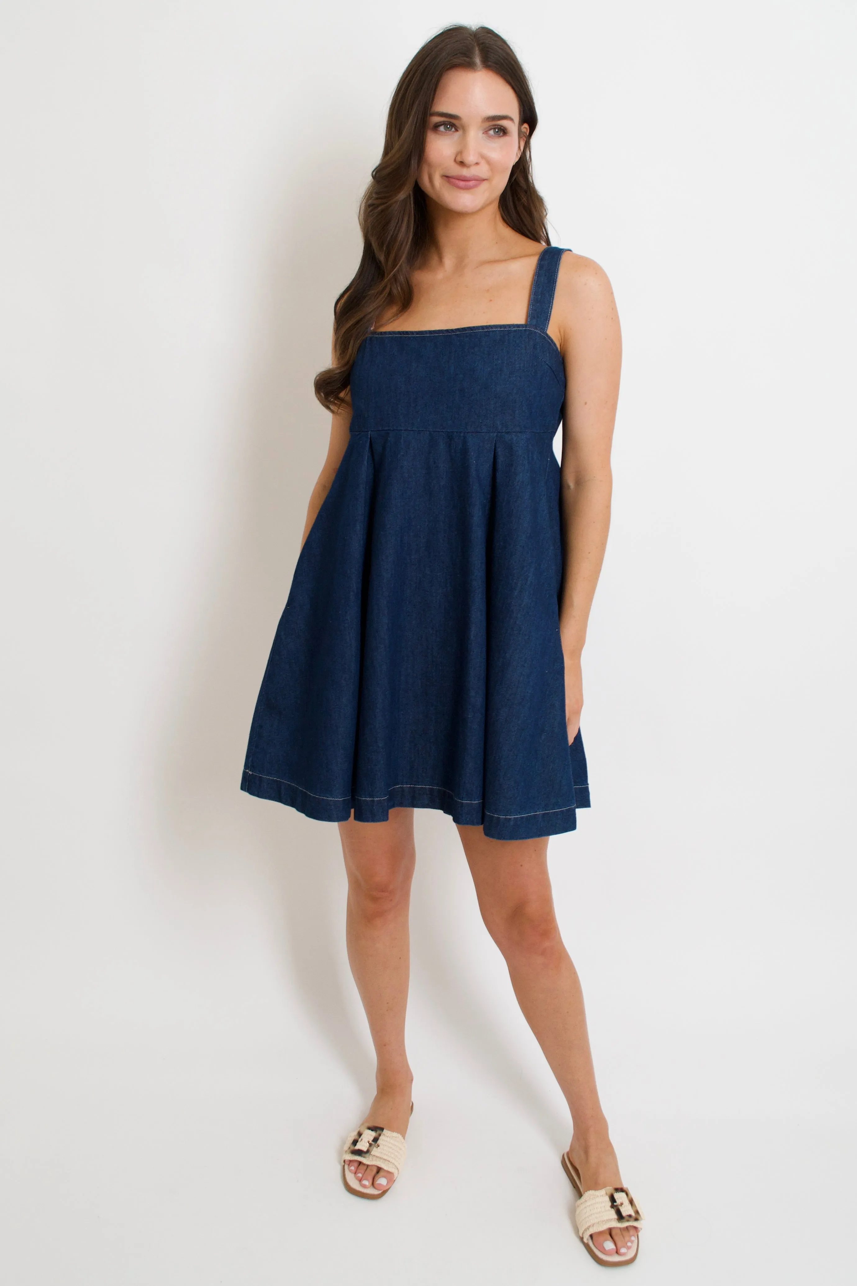 Hannah Denim Mini Dress
