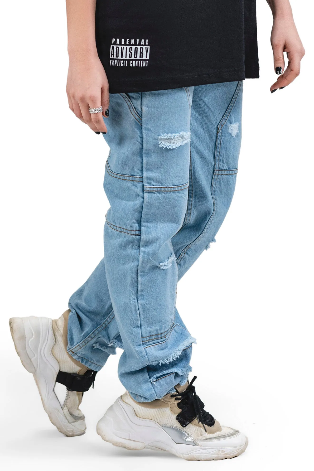 High Waisted Jeans - Women