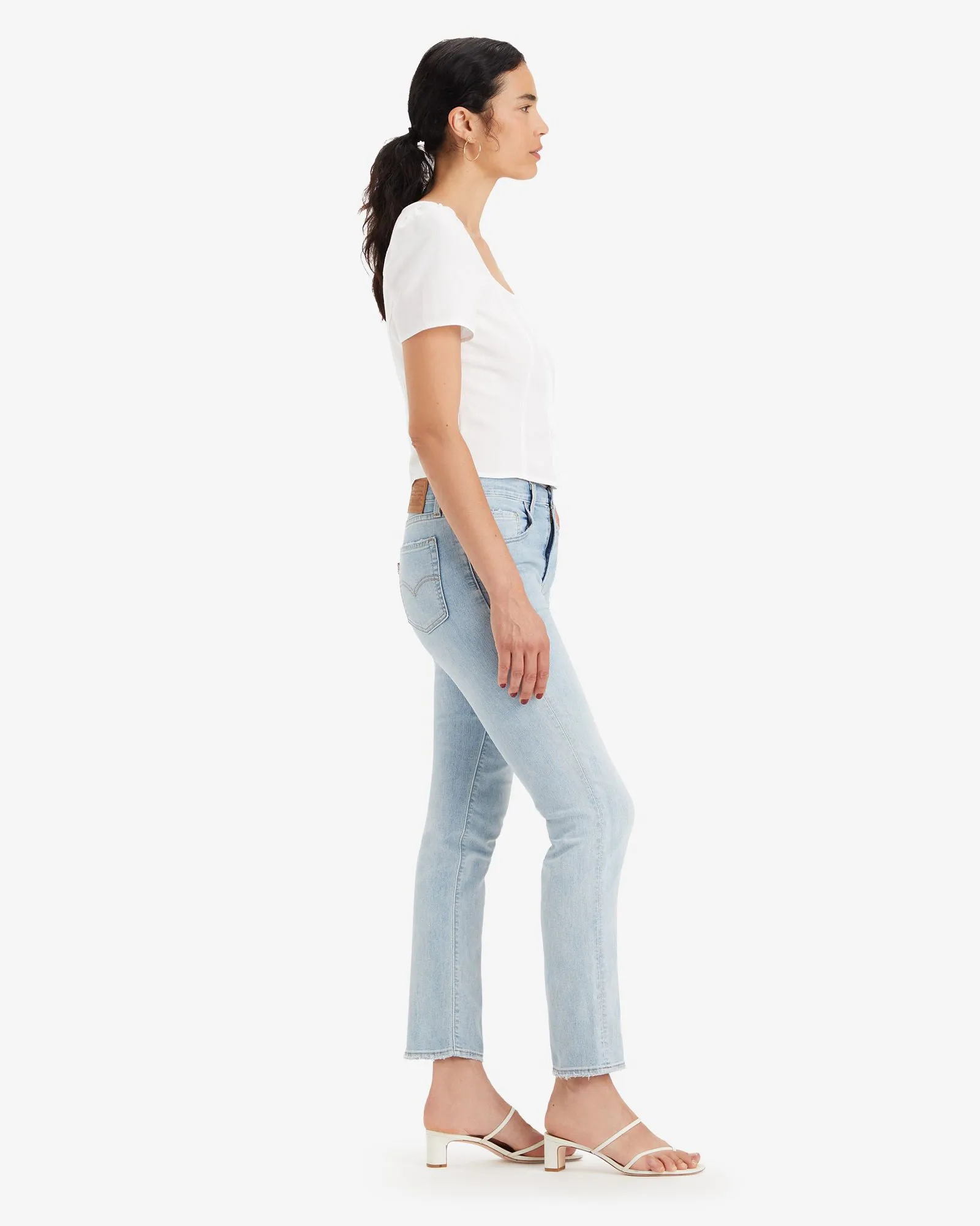 Levi's® Womens 724 Performance Cool High Rise Straight Leg Jeans - Bright In Blue