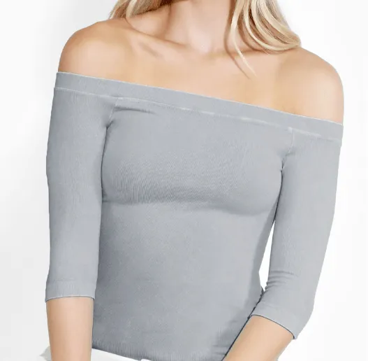 Long Sleeve Off Shoulder Top