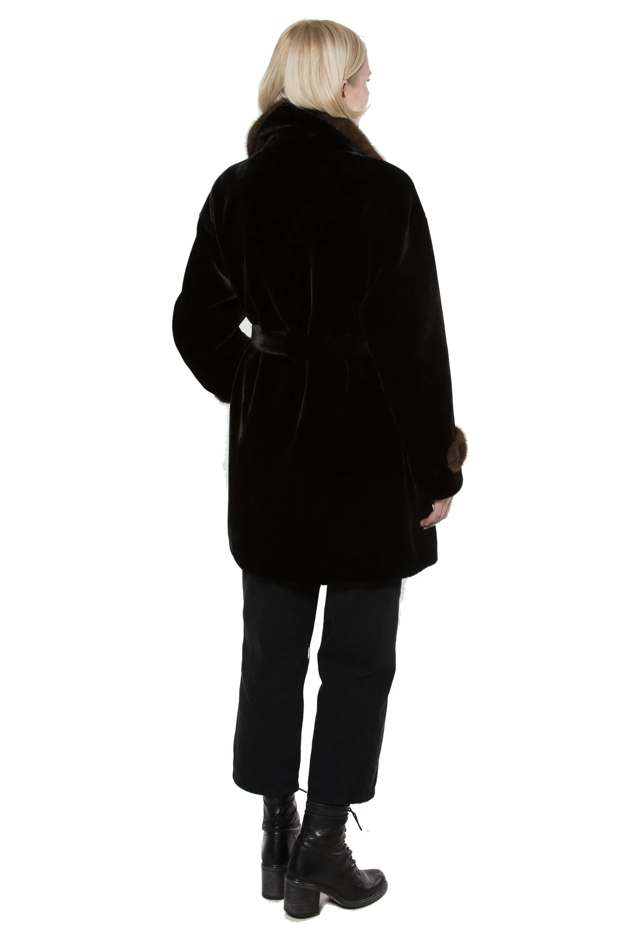 LUCIA - Faux Fur Long Coat