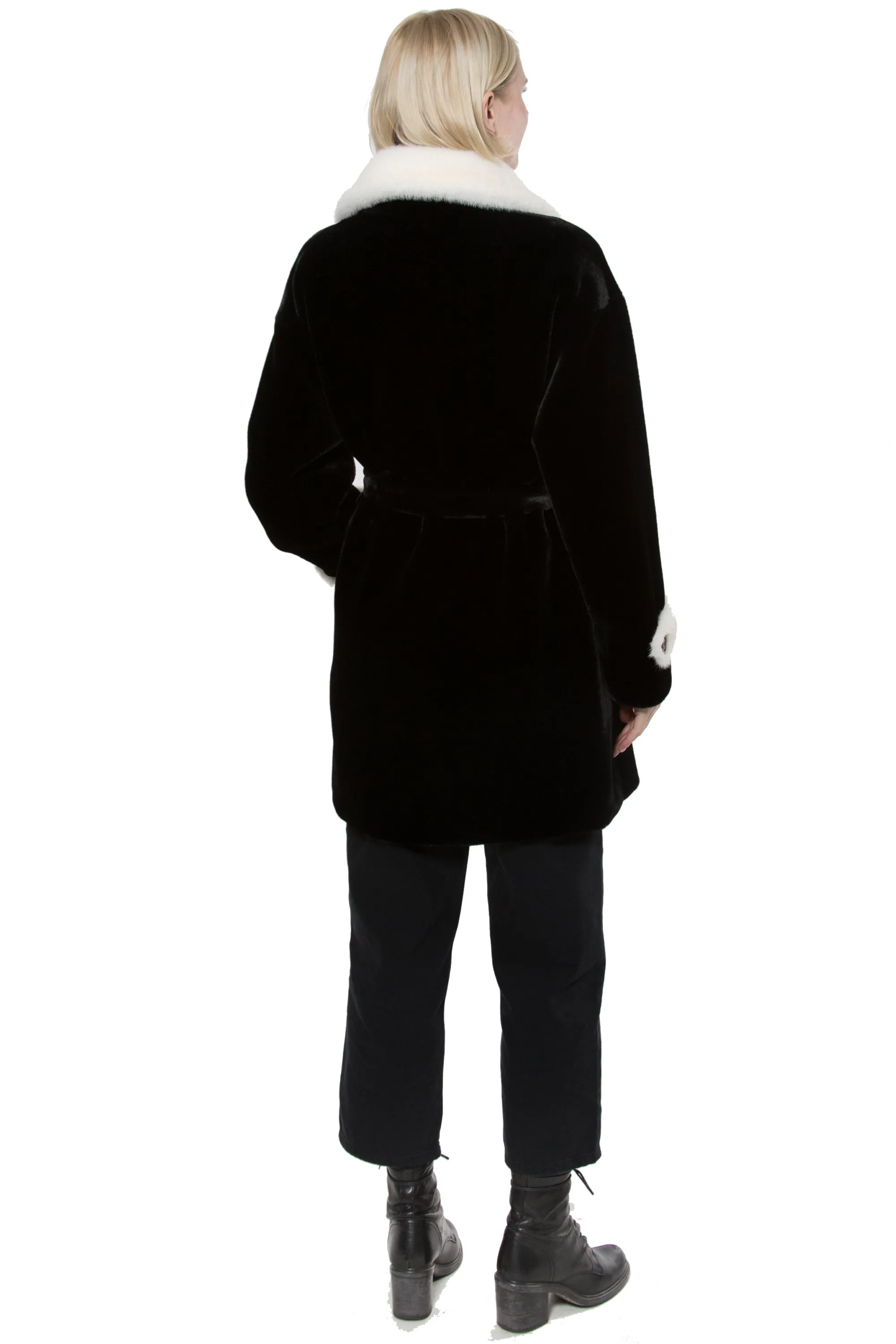 LUCIA - Faux Fur Long Coat