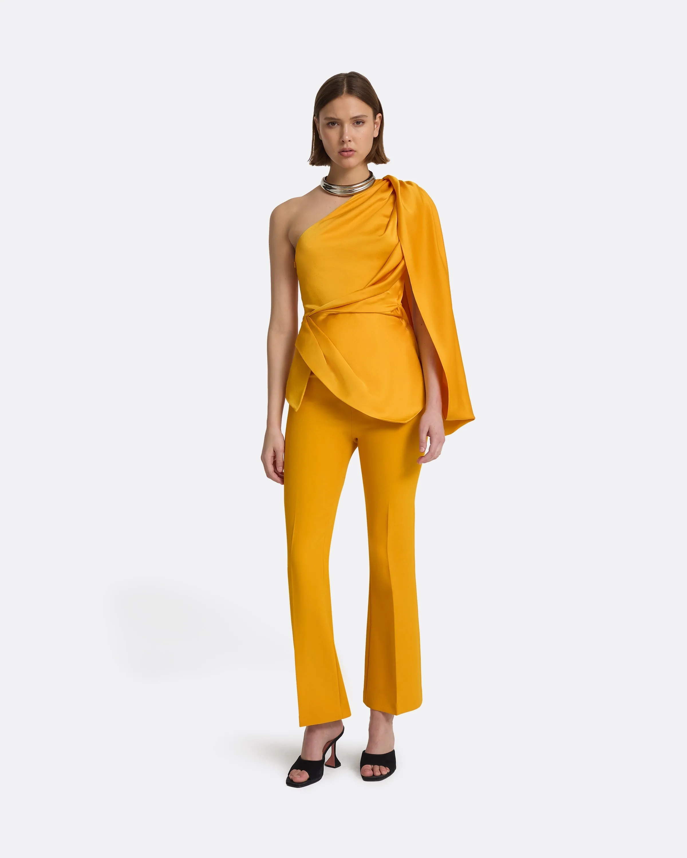 Mari Ochre Trousers