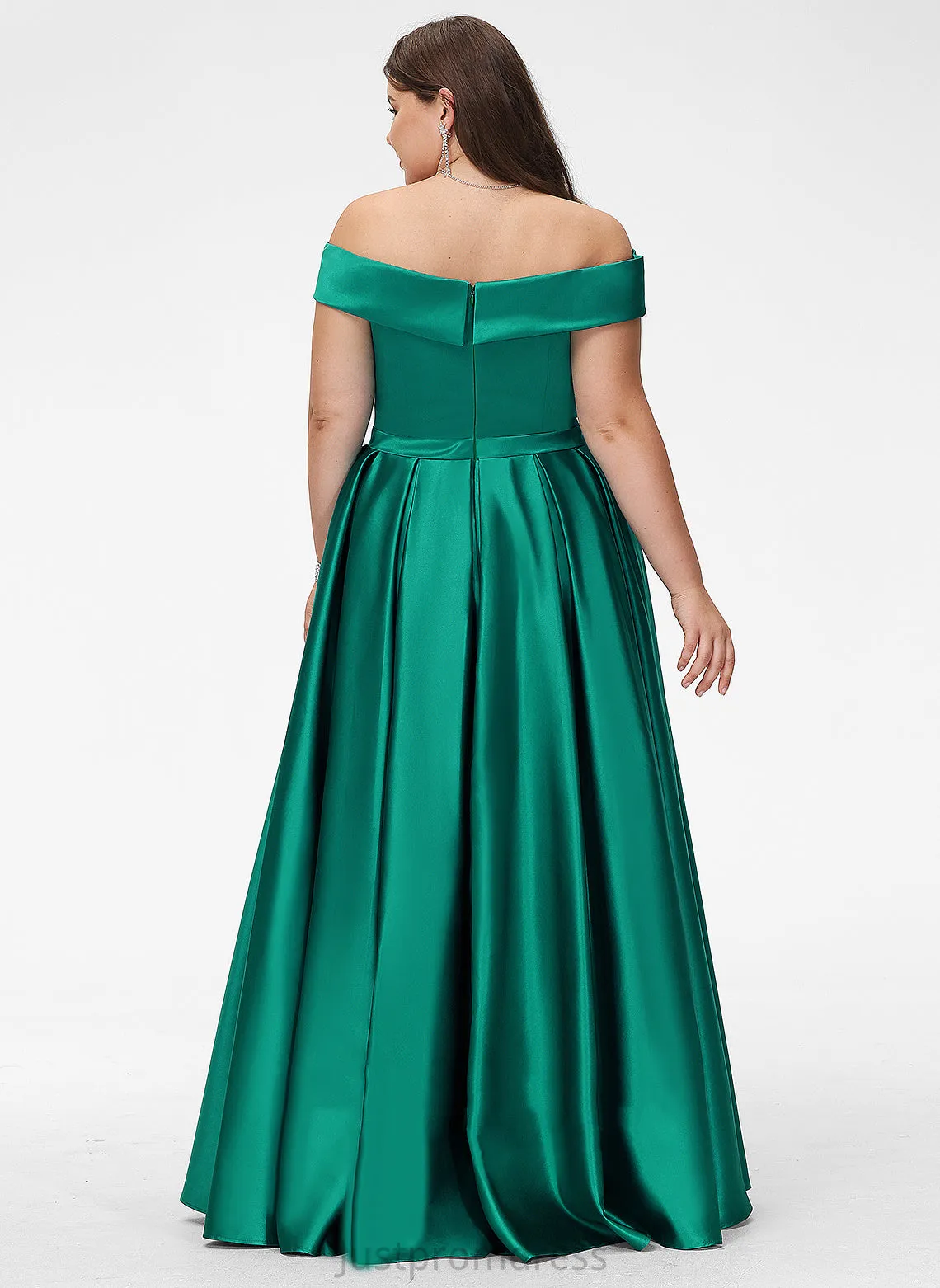 Neckline Length Satin Sleeveless Fabric Off-the-Shoulder Floor-Length BackStyle Straps&Sleeves Hedda Knee Length V-Neck Bridesmaid Dresses