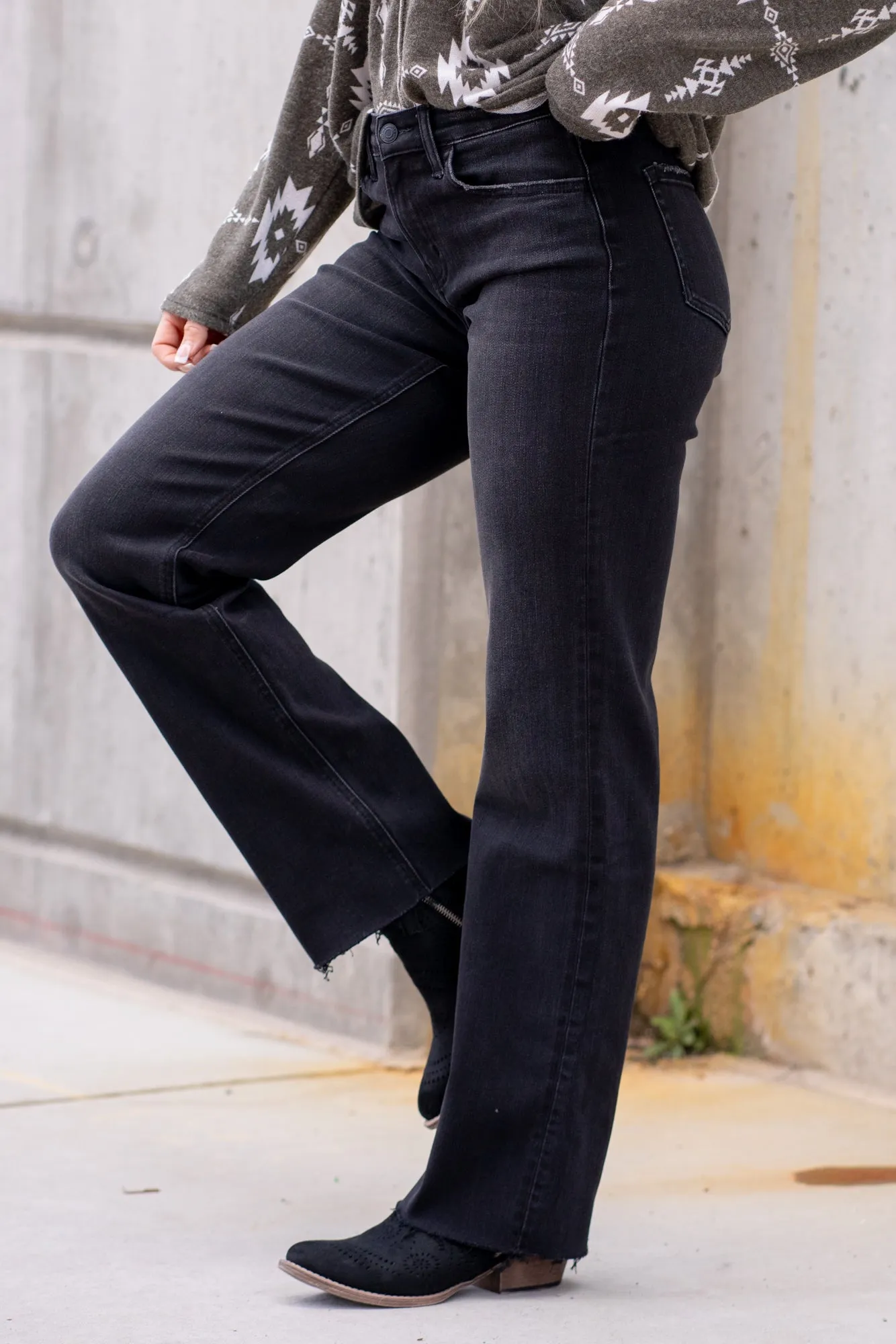 Smooth High Rise Dad Jeans