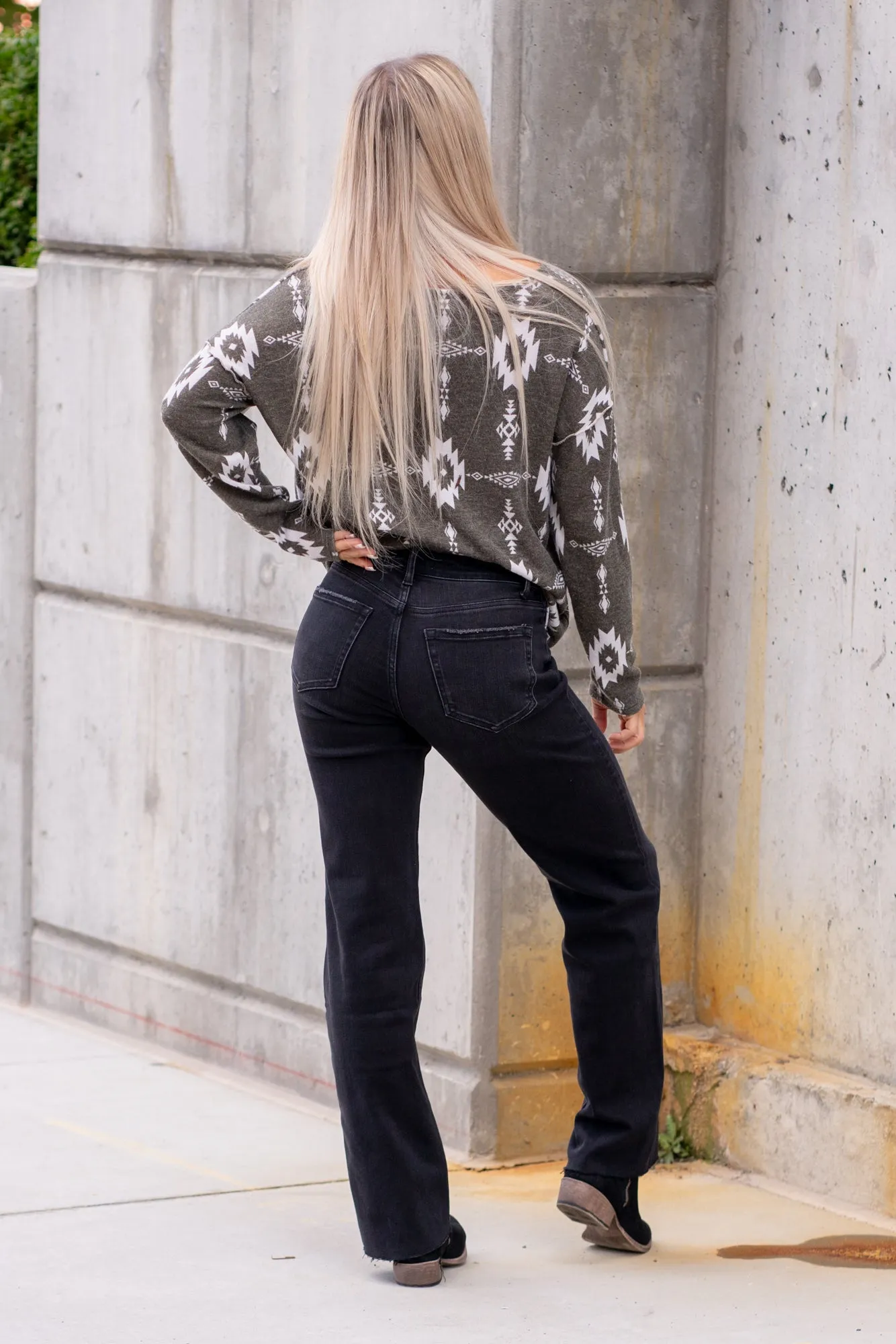 Smooth High Rise Dad Jeans