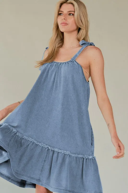 Tie Shoulder Cami Sundress
