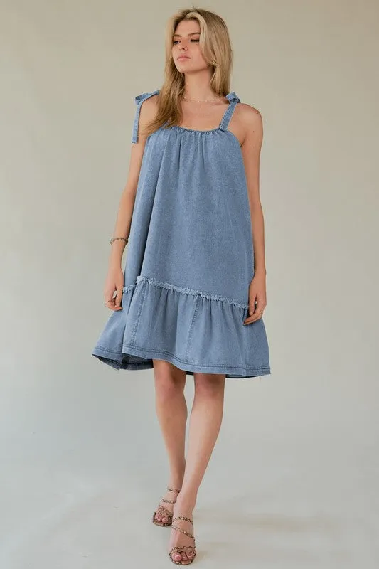 Tie Shoulder Cami Sundress