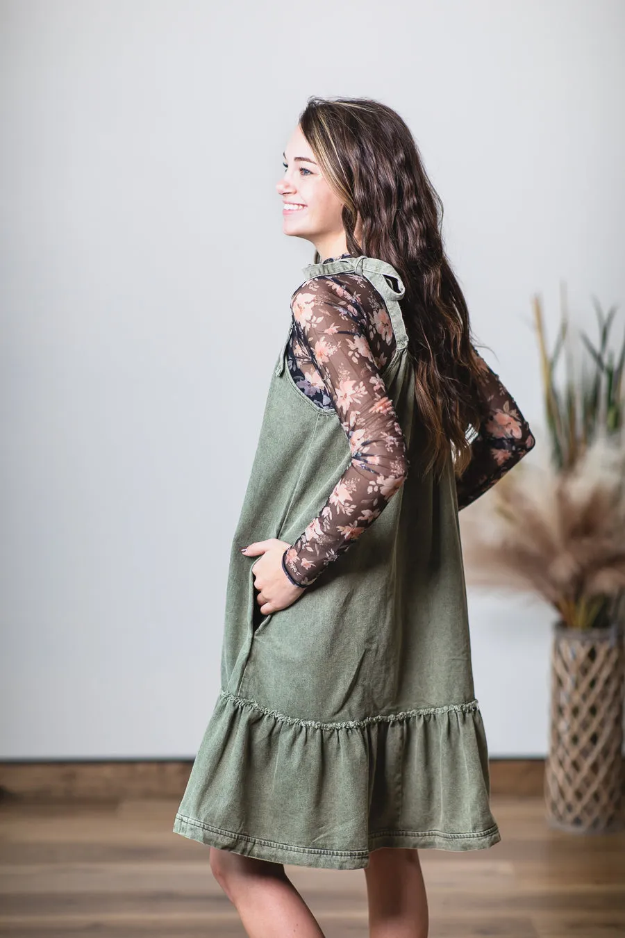 Tie Shoulder Cami Sundress