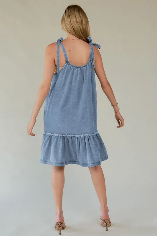 Tie Shoulder Cami Sundress