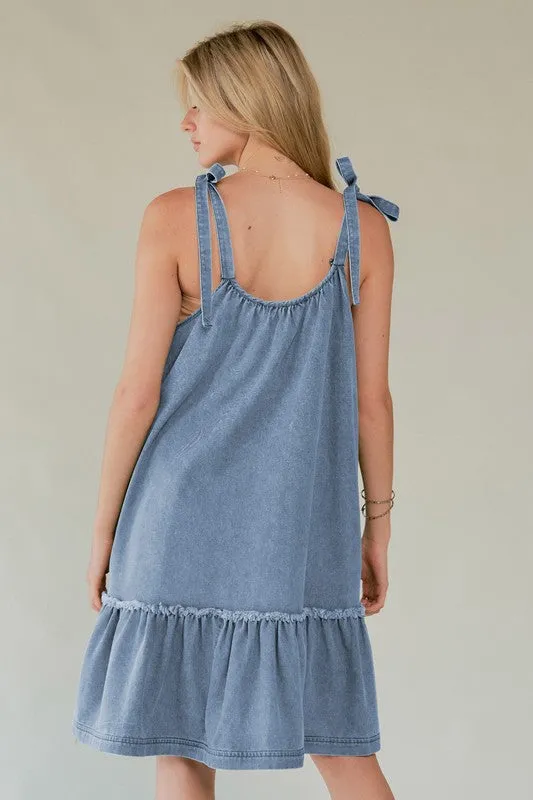 Tie Shoulder Cami Sundress