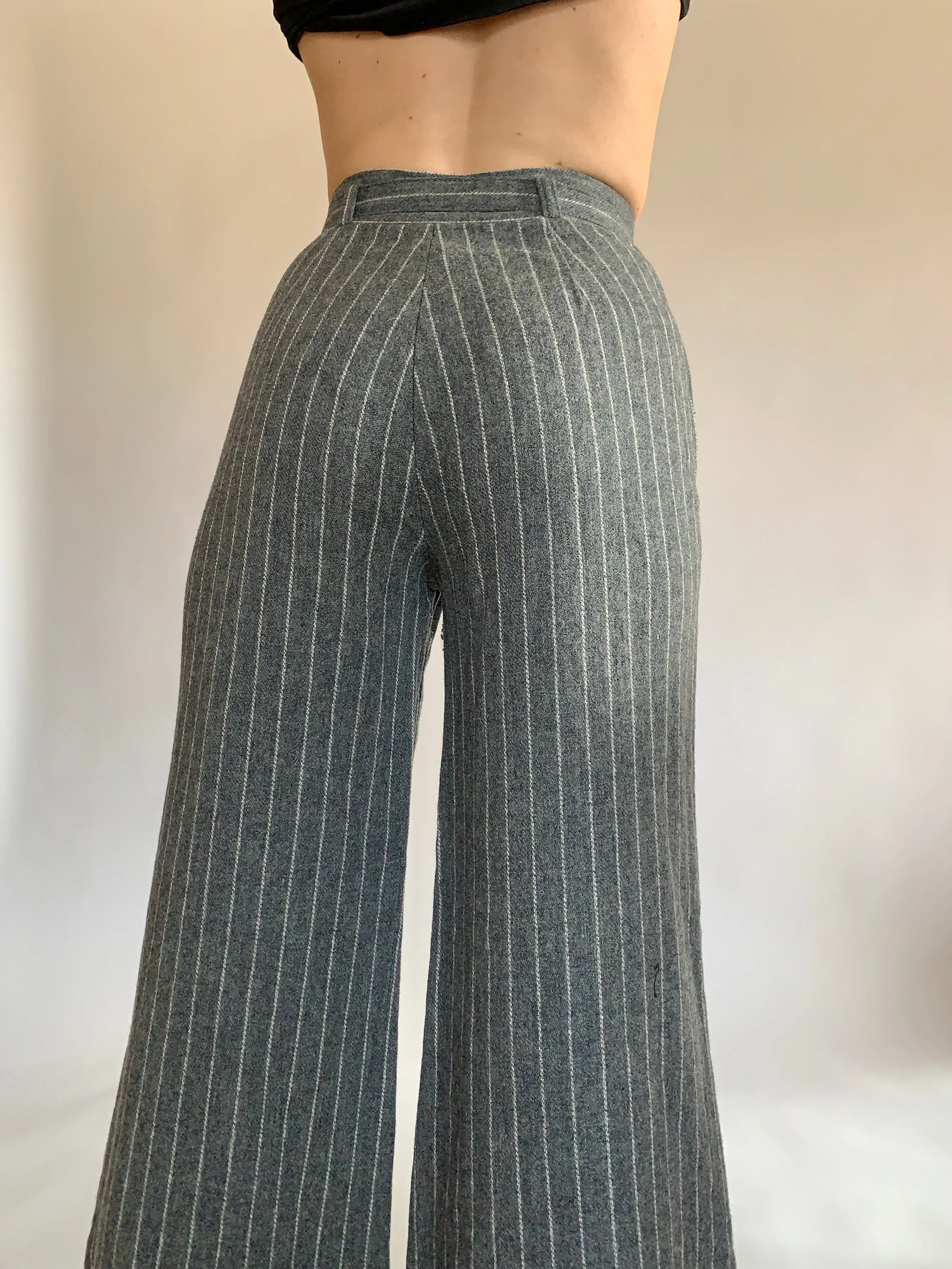 Vintage 1970s Wool Bellbottoms