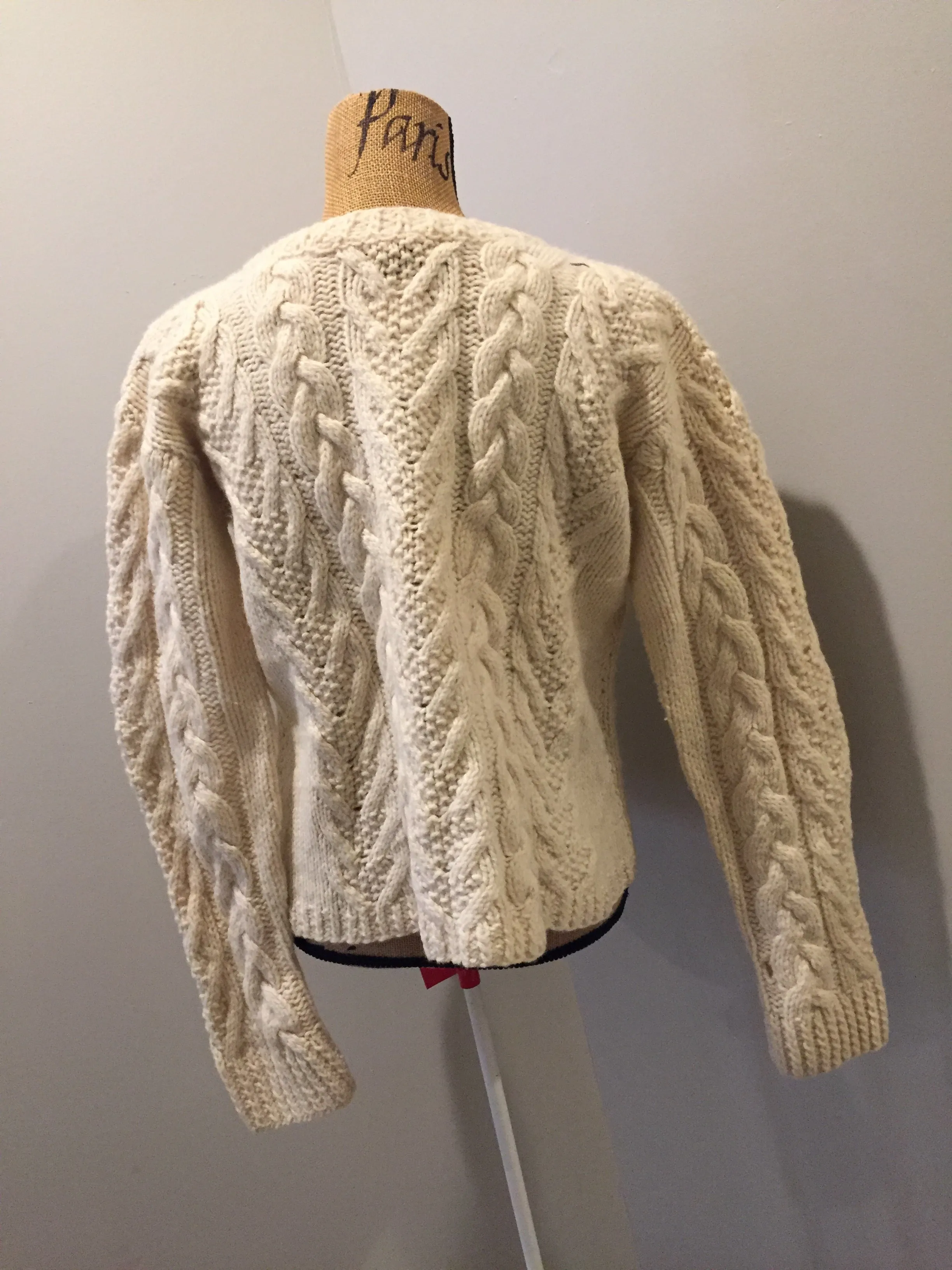 Vintage Dino Pisani Cream Wool Jumper, SOLD