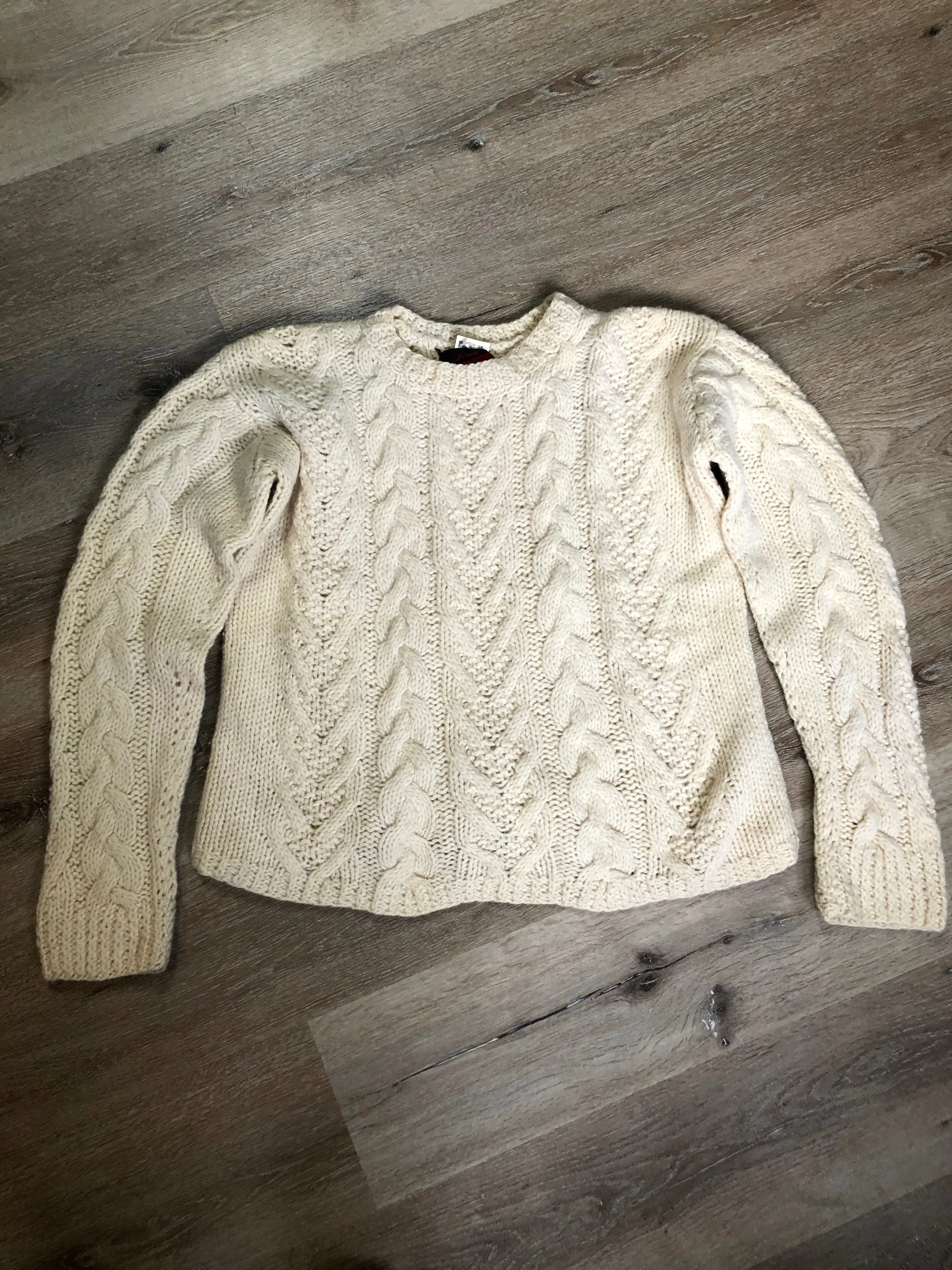 Vintage Dino Pisani Cream Wool Jumper, SOLD