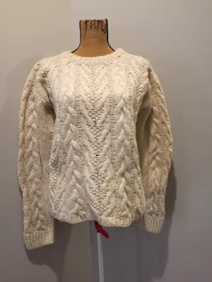 Vintage Dino Pisani Cream Wool Jumper, SOLD