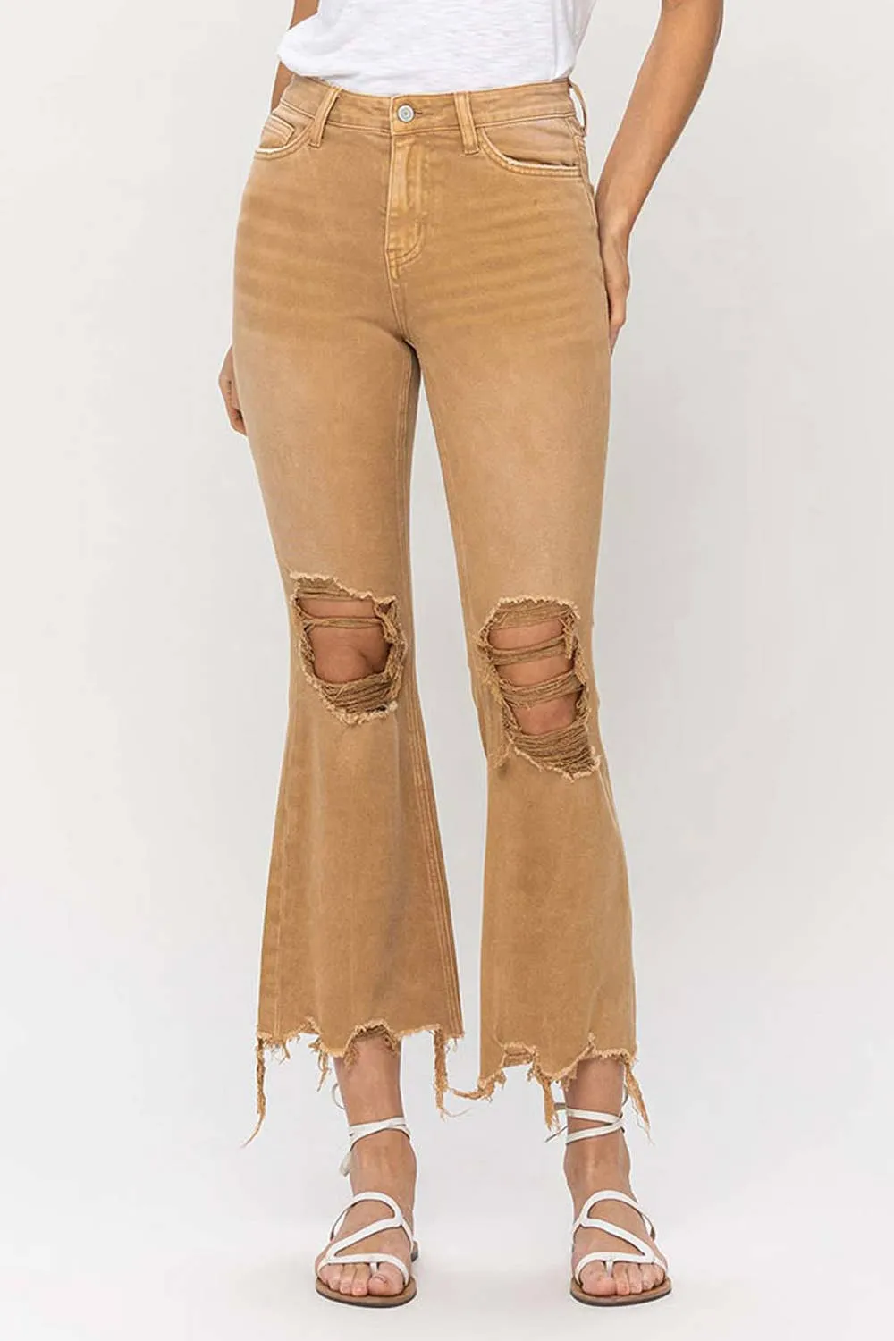 VINTAGE HIGH RISE CROP FLARE