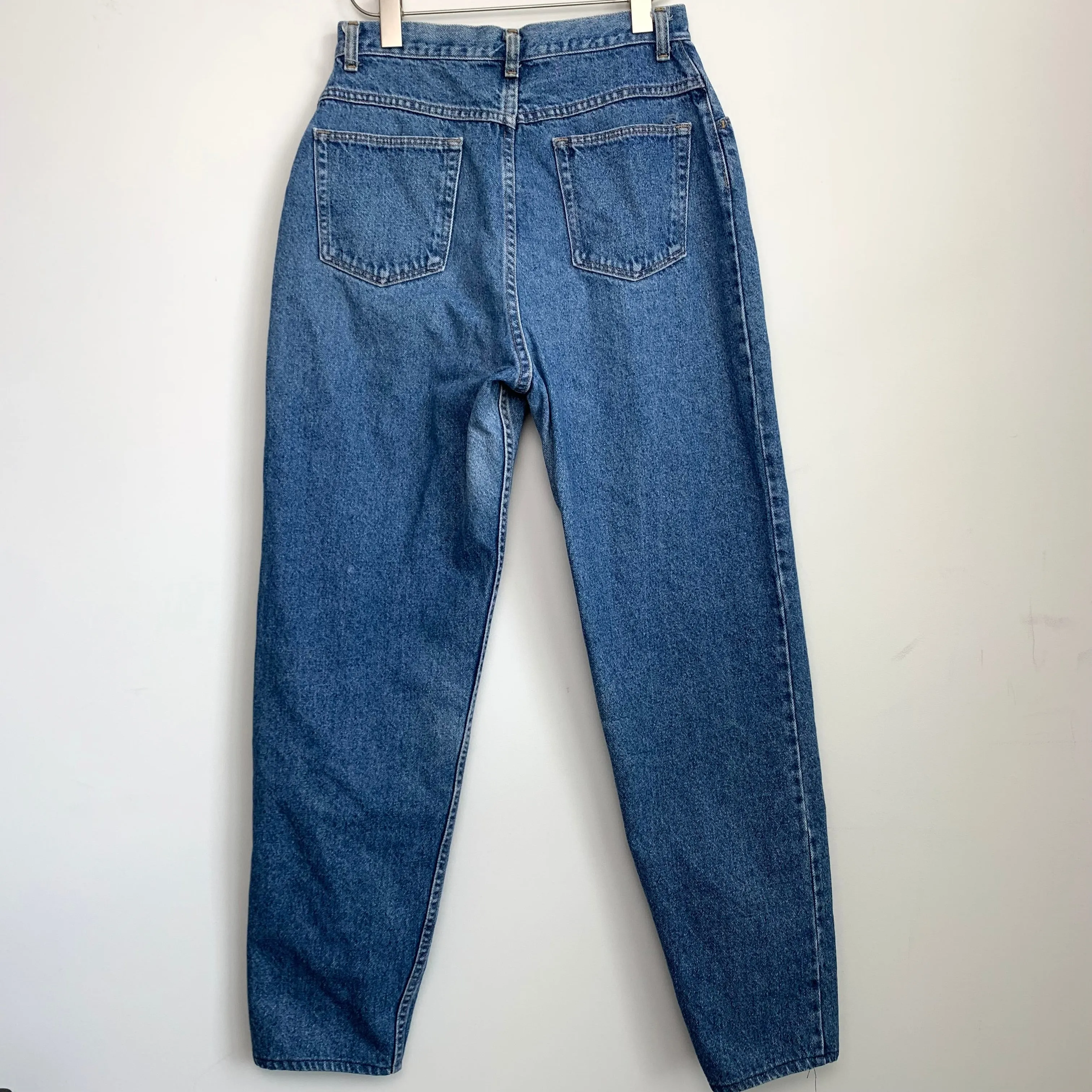 Vintage Wrangler High Rise Mom Jeans Straight Leg Made in the USA Cotton 28''