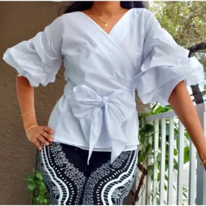 Wrap Blouse Top